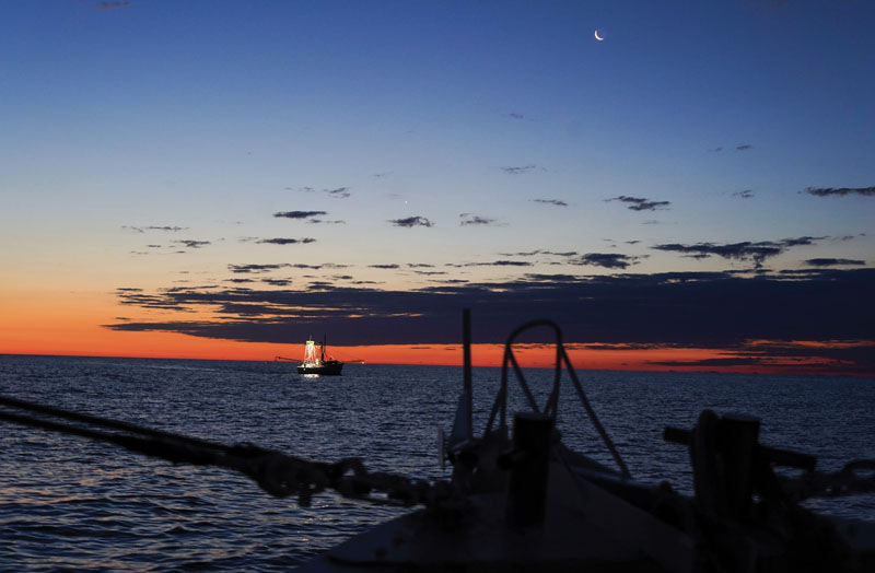 In the dark, early hours of June 18, while the Lowcountry sleeps and with GPS coordinates set...