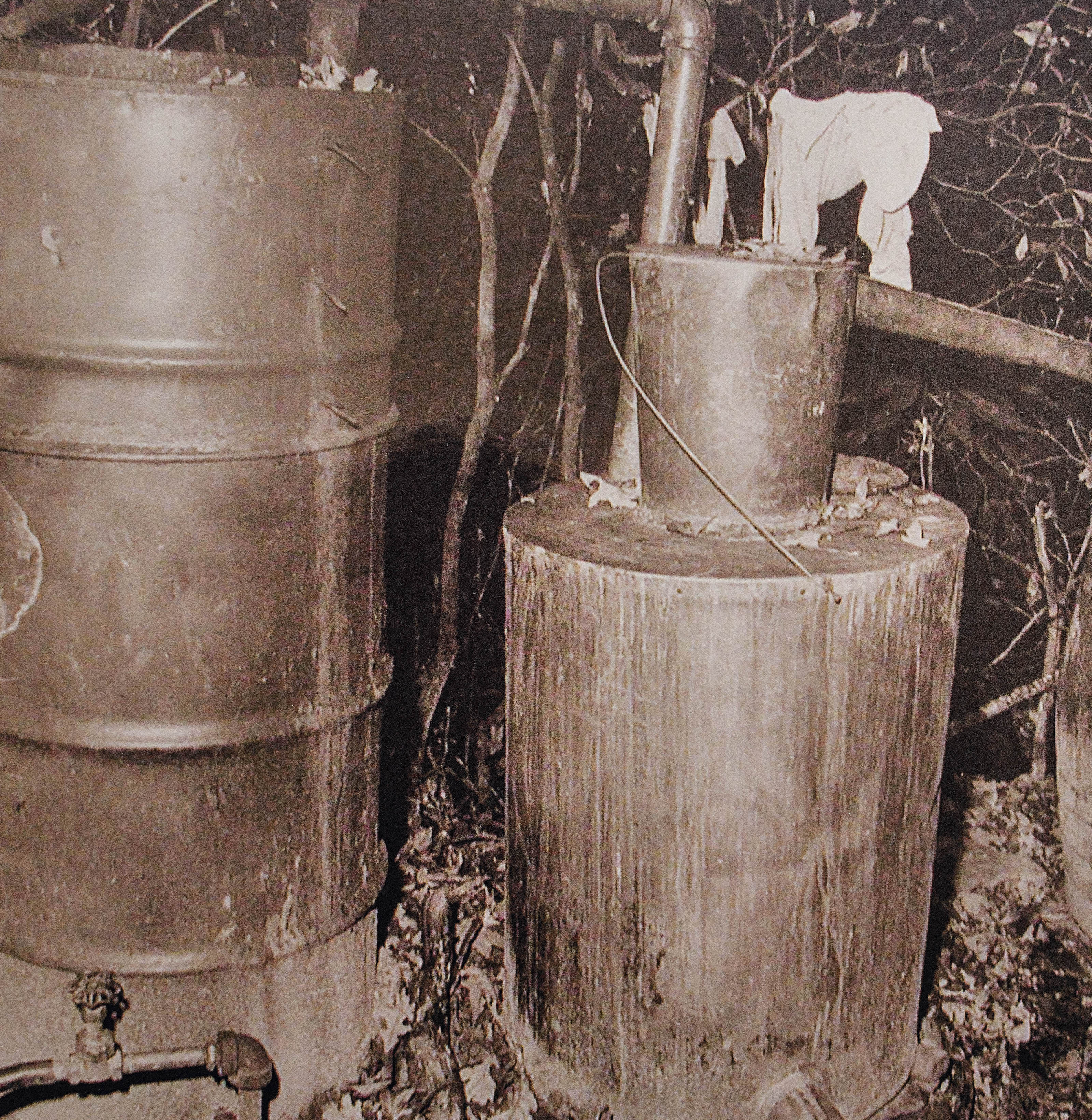 Examples of vintage stills in the Southeast.