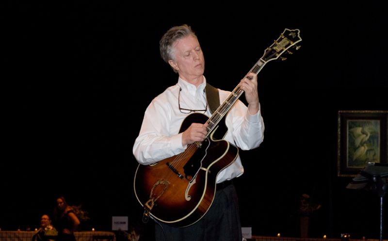 Guitarist David Archibald provided the evening&#039;s soundtrack