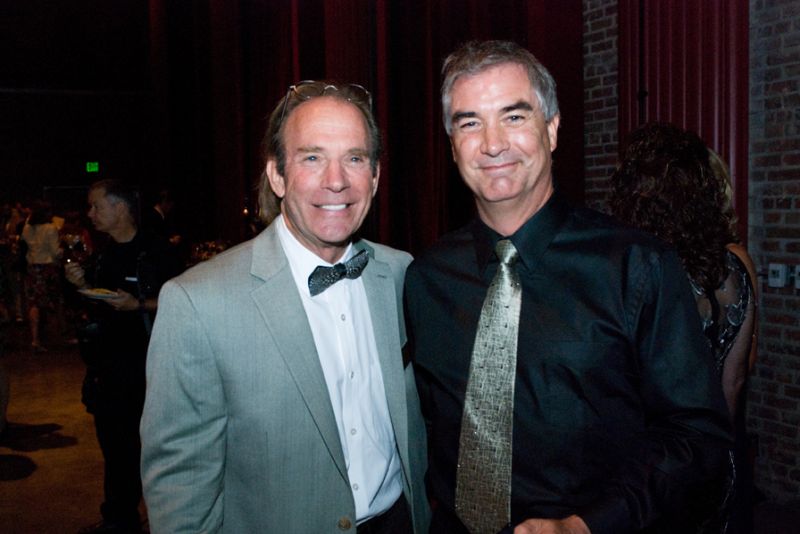 Jim Elliot (founder and director of the Center for Birds of Prey) and Alan Crowder