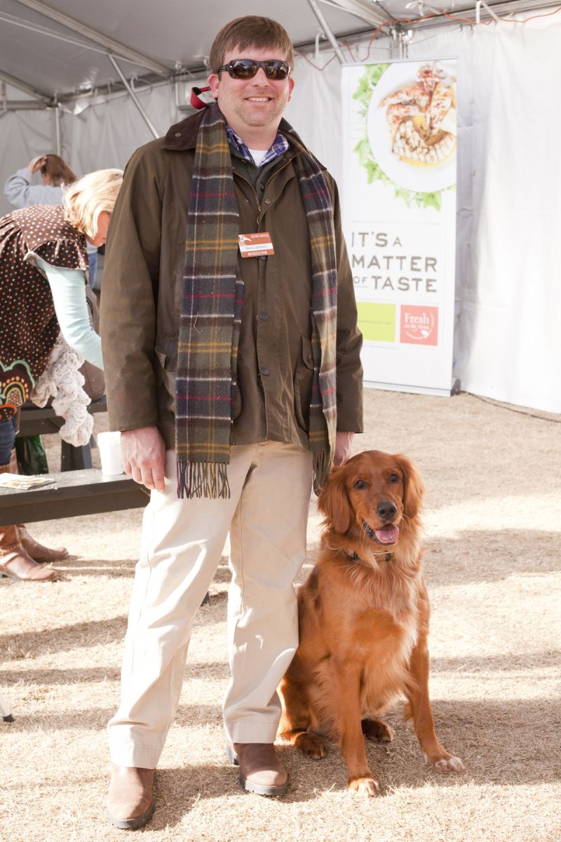 David Jackson and his Golden Retriever, Jeb