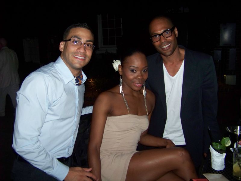 Dancers Nick Concepdion and Ebony Williams with choreographer Benoit-Swan Pouffer