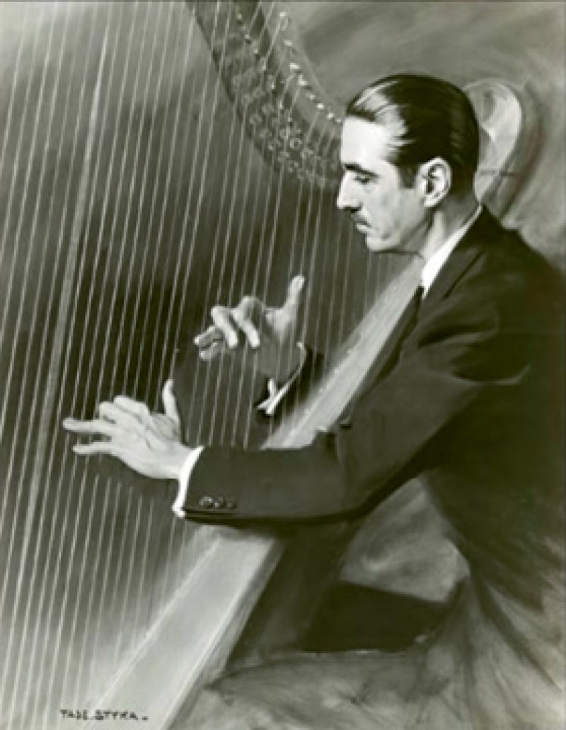 In February 1934, Marjorie and the Ladies Aid Society of St. Michael’s arranged for a concert by French harpist Marcel Grandjany at the Academy of Music to benefit the Crafts School Parent-Teacher Association.