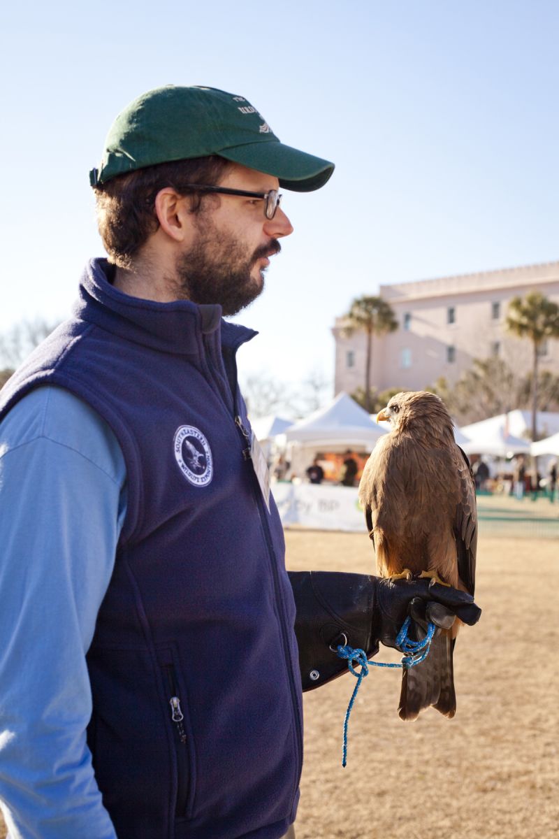 Brian Palombo with a Yellow Bellied Kite