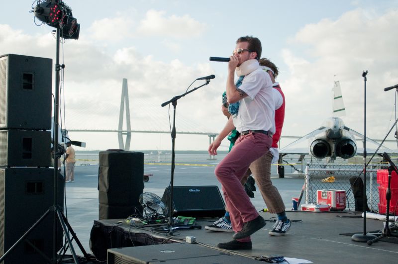 The Spazmatics opened the night with hits from Michael Jackson and Madonna.