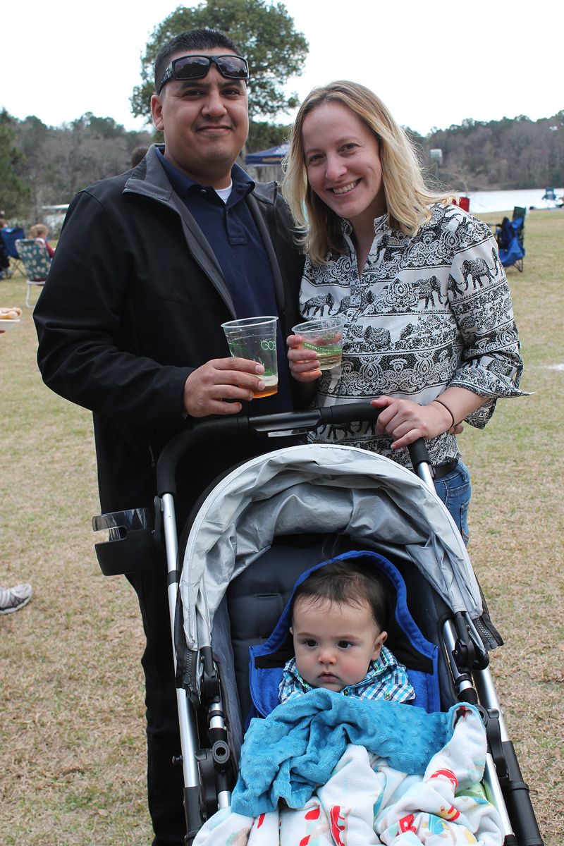 Stephen, Stephanie, and baby Liam Standlee