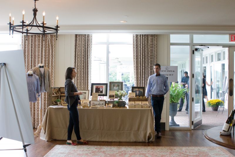 Guests shopped from local vendors such as Brackish Bow Ties.