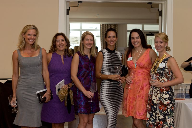 Valerie Lind, Connie Costas, Elizabeth Bottonari, Heather Sjostrom, Florence Crittenton board president Phillippa Ward, and board vice president Ashley Tice