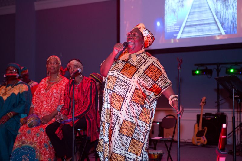 The Plantation Singers belted out amazing songs...