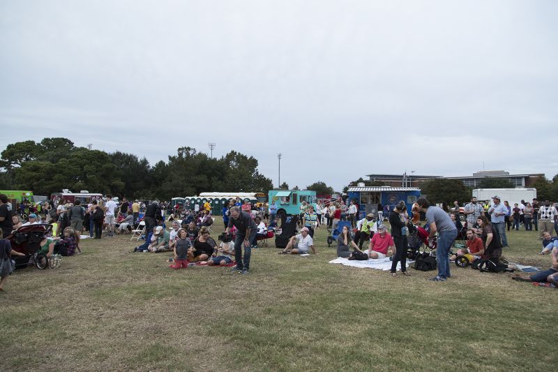 Event-goers were able to sit and relax while enjoying good food and exciting performances.