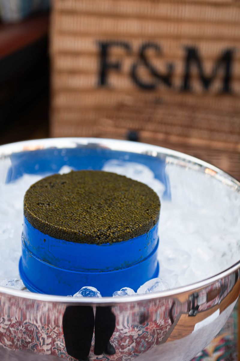 A decadent display from Charleston Caviar