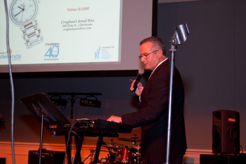 ABC News 4 anchor Dean Stephens emceed the festivities and assisted auctioneer Doug Warner in raising money for the new Children’s Hospital.