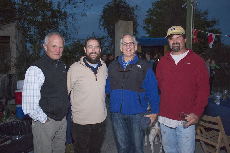 Left to Right: Ted Bullock, Pat Hawkins, Matthew Milling, and Bob Spencer.