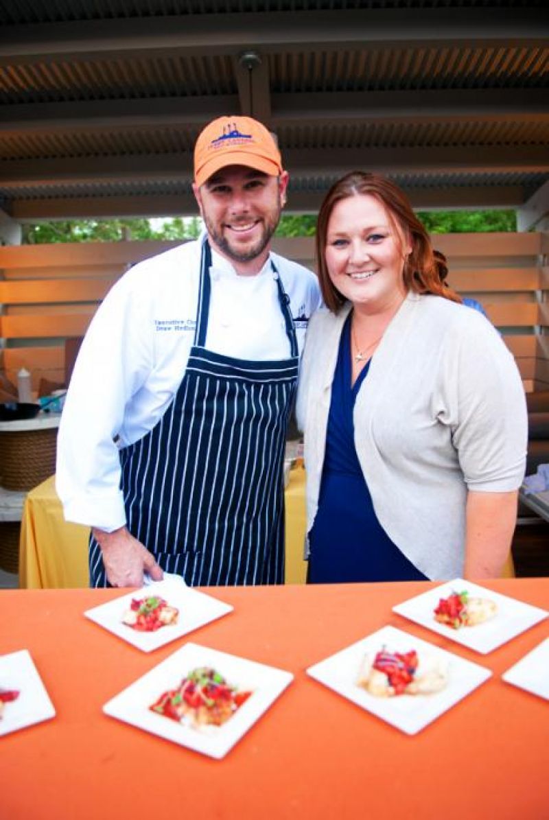 Fleet Landing&#039;s chef Drew Hedland and Sarah Nielson