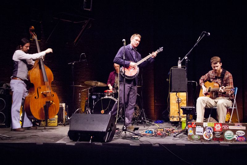 Brushfire Stankgrass brought their &quot;modern mountain fusion&quot; sound as the opening act.