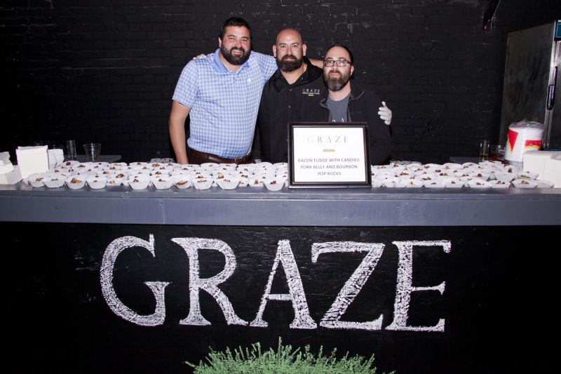 Bradford Bottit, Mike Karkutt, and Derek Lathan represented Graze.