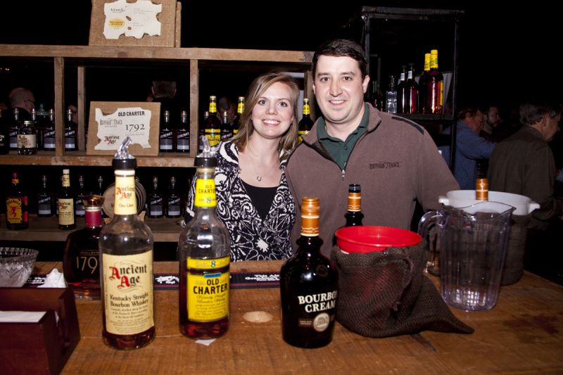 Buffalo Trace Distillery offered samples of Old Charter, 1792, and Ancient Age.