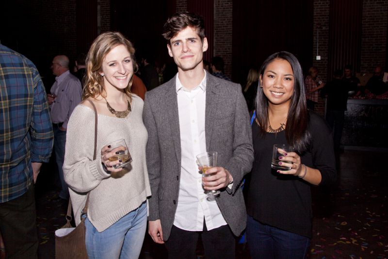 Charleston Magazine editorial intern Katherine LaDue, graphic design intern Ryan Prudhomme, and photo intern Caroline Tan