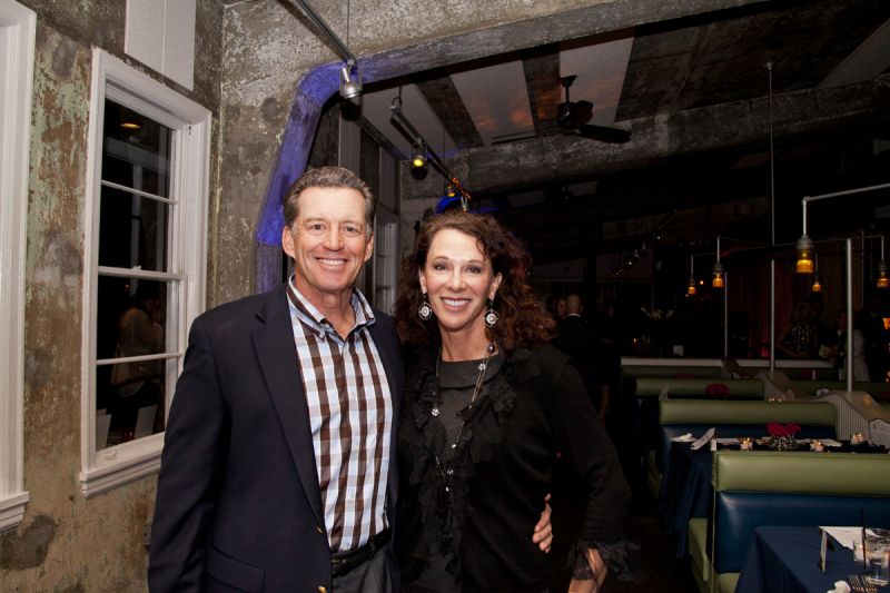 Wayne Mance and Charleston Magazine Club member Sara Dorociak