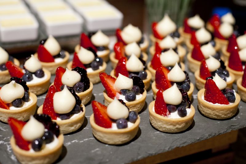 Mixed fruit tartlets