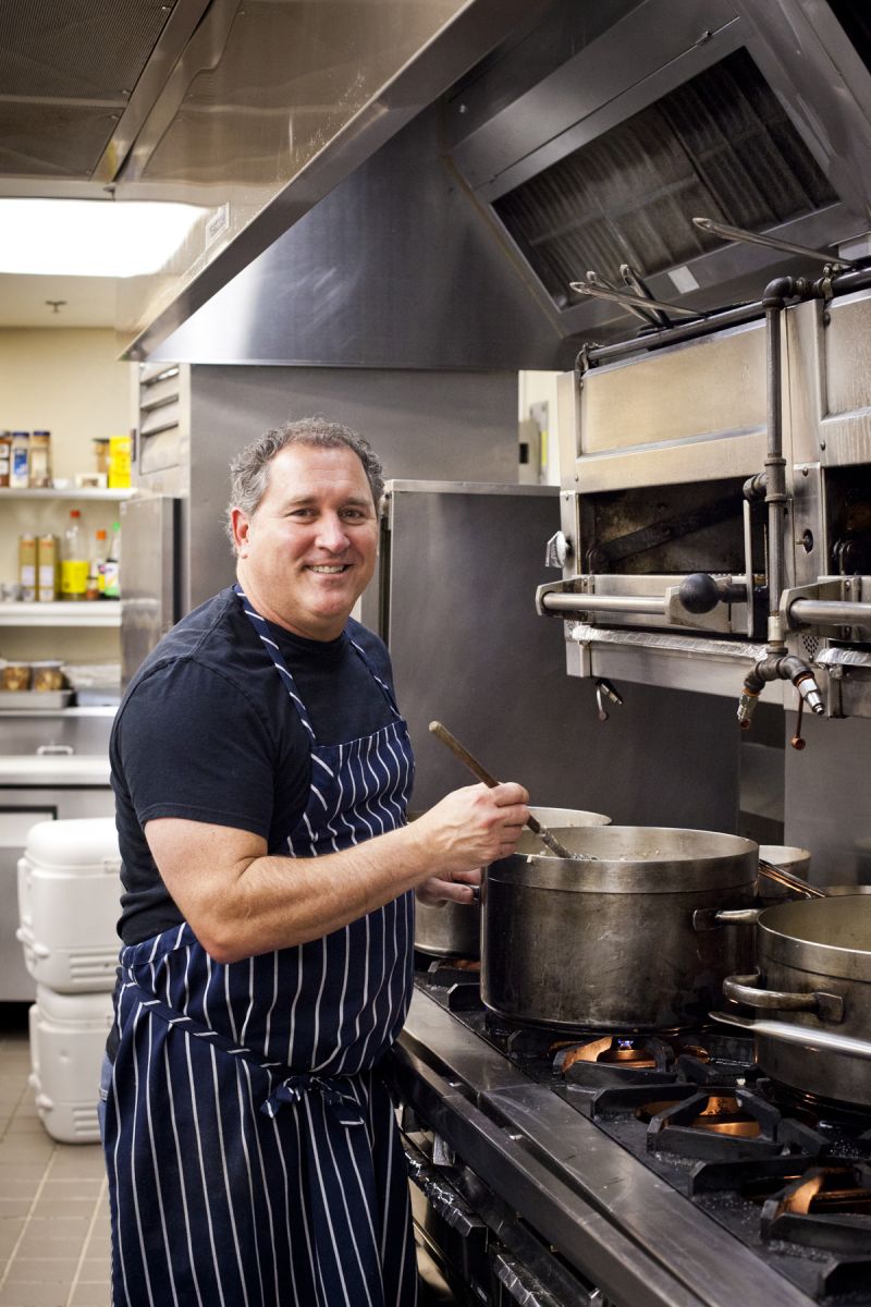 Chef Ken Vedrinski of Charleston&#039;s Trattoria Lucca and Coda del Pesce created the fourth course.