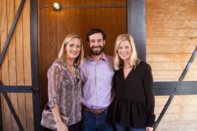 Jennifer McMahon with Ben and Allison Johnston