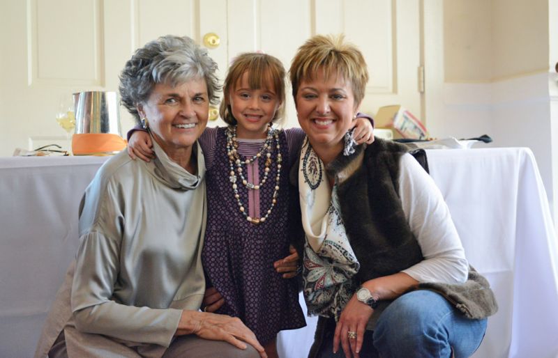 Judy Casey, McKenzie Evans, and Elizabeth Turner