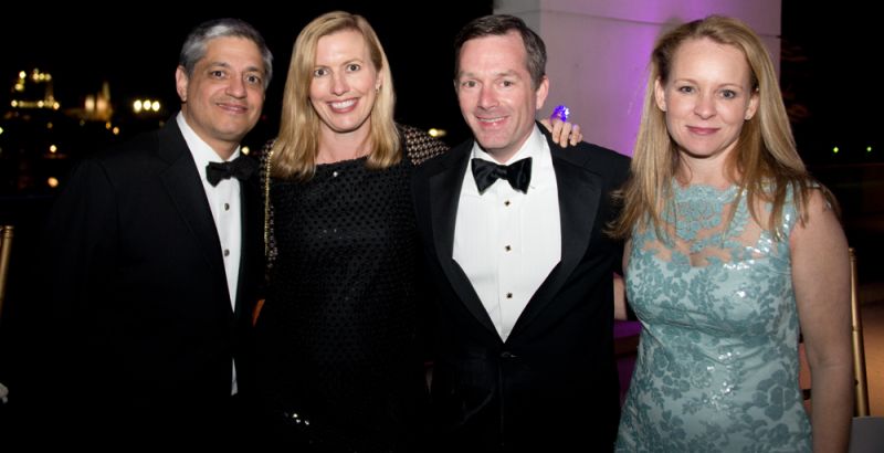 Leon and Anne Stavrinakis with John and Laura McElweine