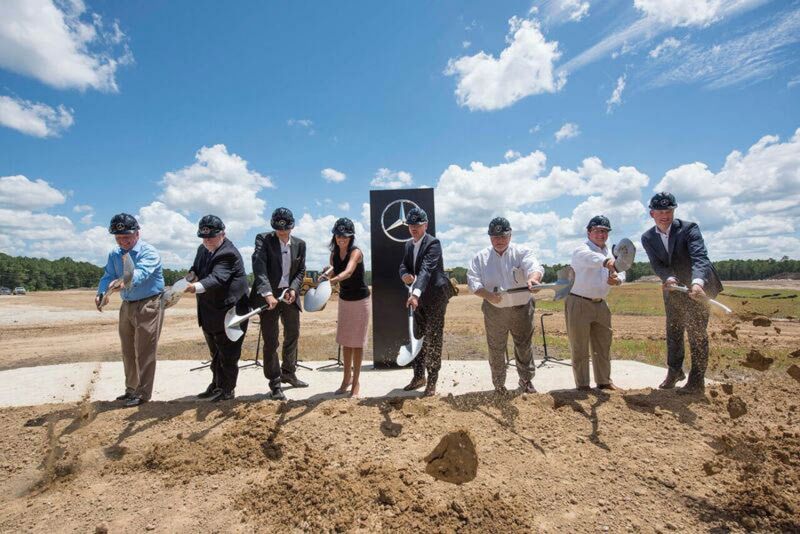 2015: Volvo breaks ground on a new plant in Berkeley County.
