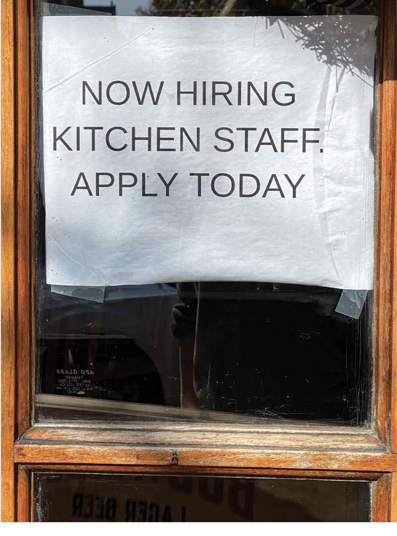 Help Wanted: The demand for kitchen staff continues to pose a problem as many have left the industry in what some call a “turnover contagion.”