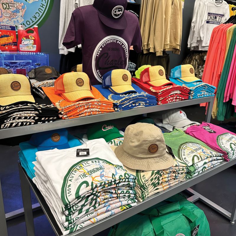 Fine Threads:  “Beyond my own clothing line, I really like local brands The Original Charleo Co. and Sweetgrass Clothing.”