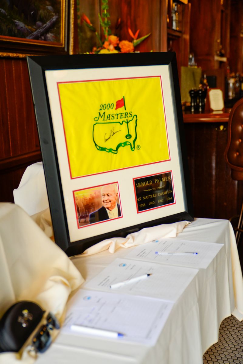 Signed Arnold Palmer memorabilia