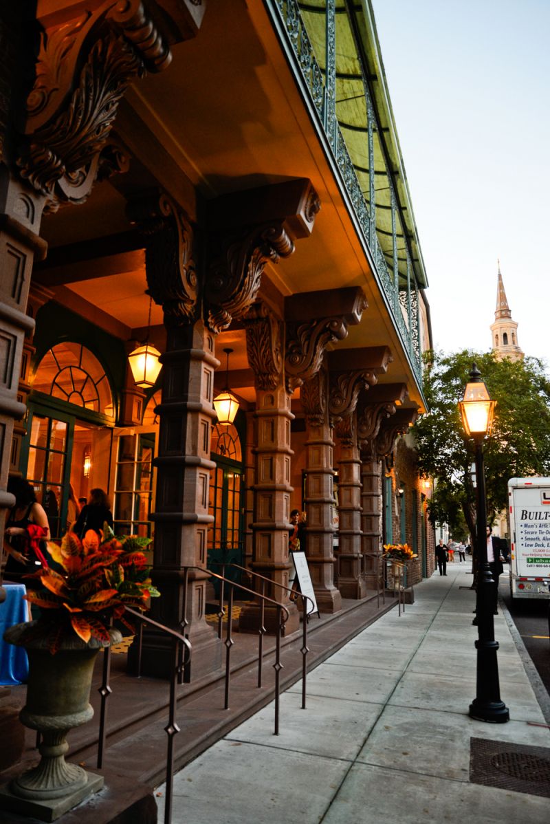 The historic Dock Street Theatre provided the setting for the gala and performance.