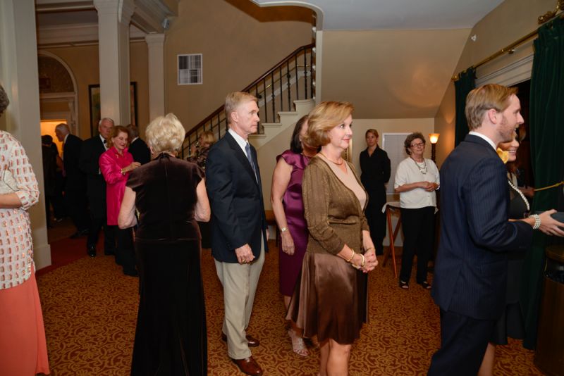 Guests lined up and were ushered into the auditorium to enjoy the performance.