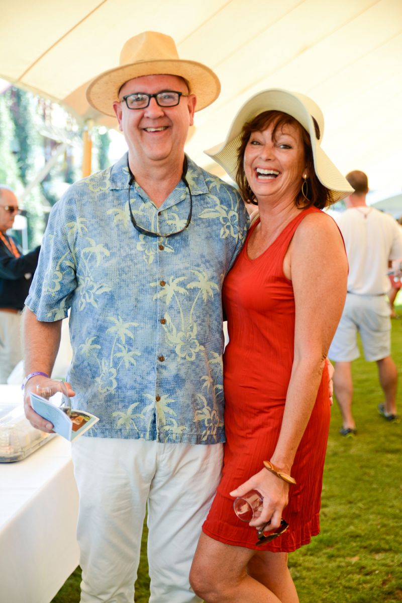Charleston Magazine Club members Jim Moring and Alexis Rey
