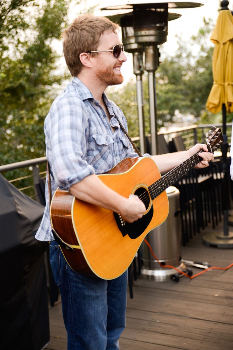 Guests at the VIP party enjoyed music from The Bushels