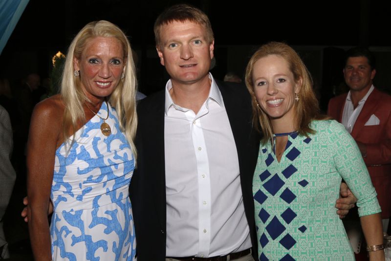 Heather Saal with brother Dunne Saal and his wife, Rogan