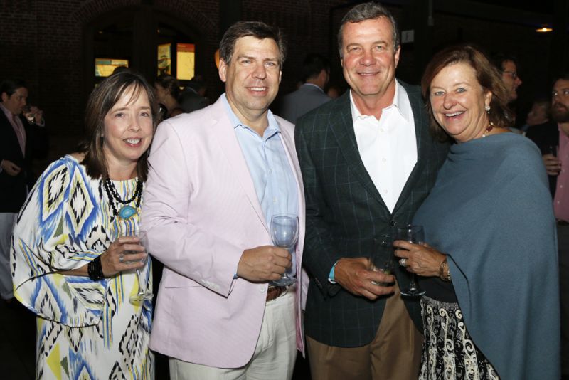 Kathy and John Sanders with David and Mariana Hay