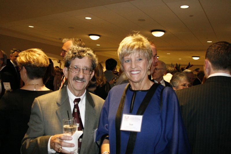 Former CofC School of Business Dean Howard Rudd and former executive of CofC School of Business Sue Sommer-Kresse