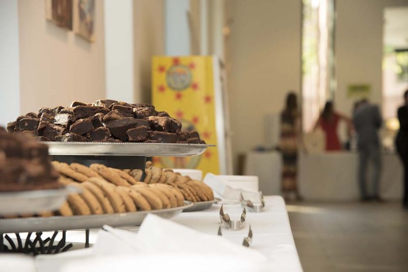 Sweet treats were available for guests.