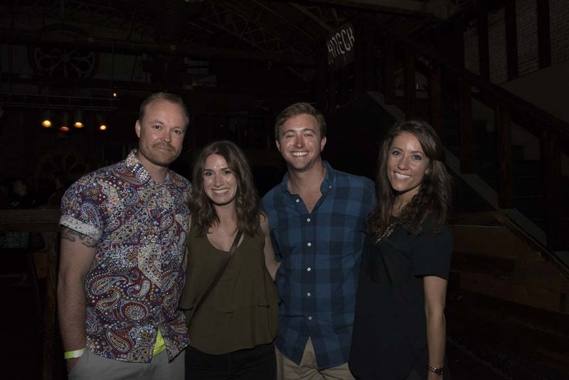 John Tyrrell, April Zimmerman, Zach Prudowsky, and Amanda Sapala