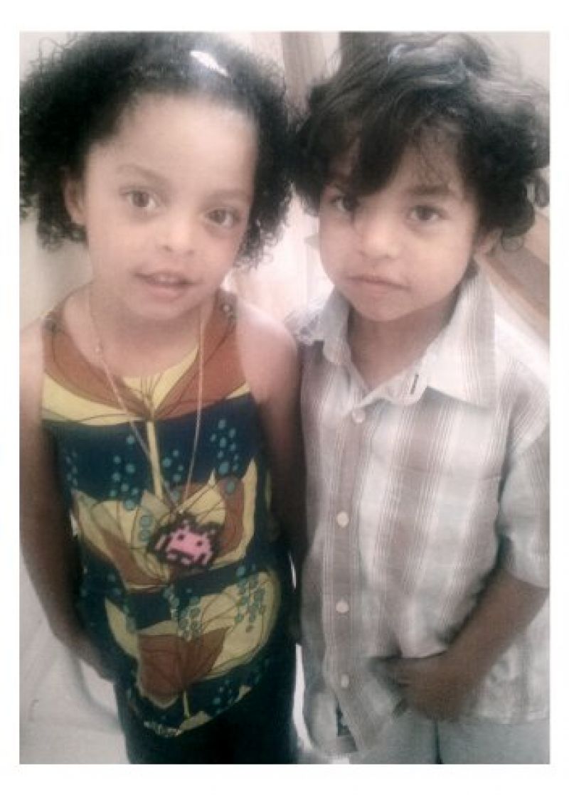 Sofia and Julian - the next generation of style aficionados!