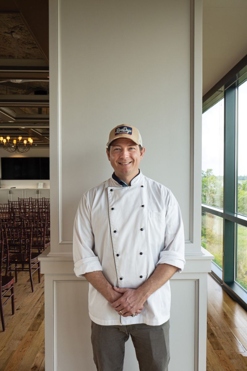 Josh Shea serves ballpark classics and elevated fare to hungry fans at Joseph P. Riley Jr. Park.