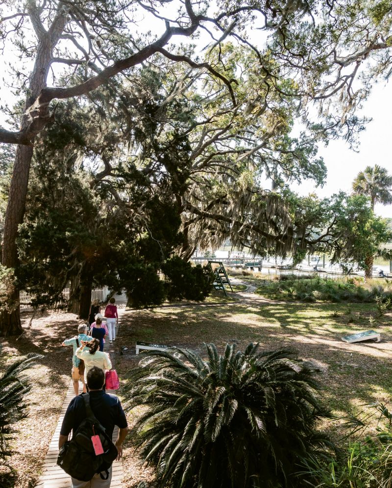 No car needed: Guests arrive (and depart) via a morning or afternoon ferry passage and then begin exploring the 11,000-plus-acre island that’s privately owned and protected by a conservation easement with The Nature Conservancy.