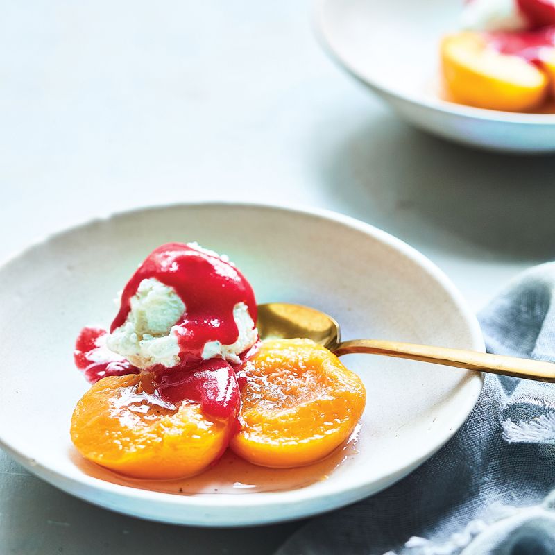 Peach Melba.