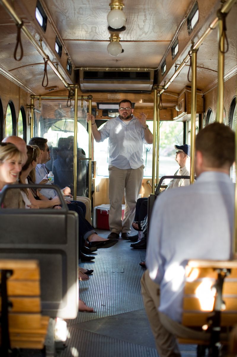 Jason Guerra of Southern Wine and Spirits kicked off the tour.