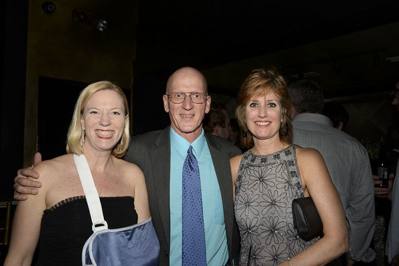 Kristen Barner, David Loar, and Pet Helpers business manager Barbara Johnson