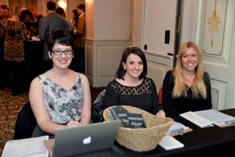 Event staffers Sarah Jordan, Caroline Wooten, and Katie Miller