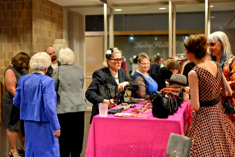 Guests stopped by Cavortress&#039;s display to purchase their own authentic pieces.