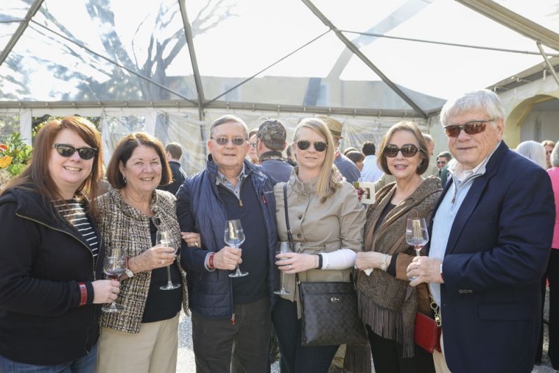 Becky Baulch, Diane Hawkins, Bill Hawkins, Jennifer Bagwell, Judy Tarleton, and Larry Tarleton